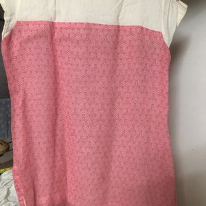 Pink Top With Megha Sleeves