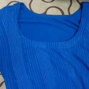 Short Blue Kurti