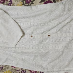 White  kurta