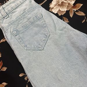 Sky Blue Straight Fit Jeans!!