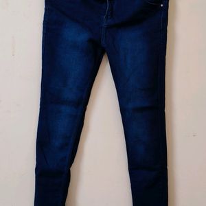 Dark blue High Waist Denims