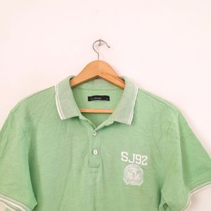 Light Green Casual T-Shirt (Men's)