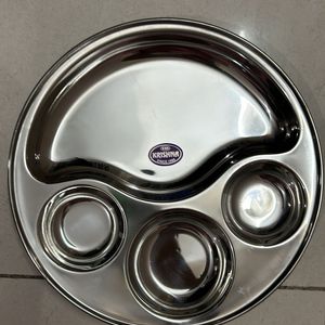 NEW STEEL LUNCH PLATE