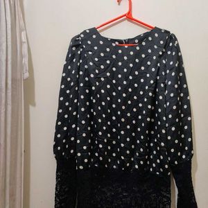 Polka Dot Top Bust 34&36