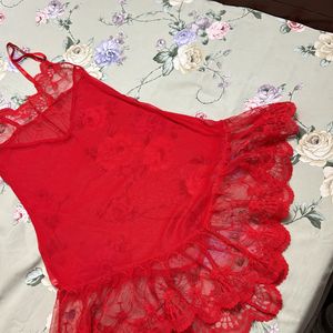 Red Chilli Net Dress