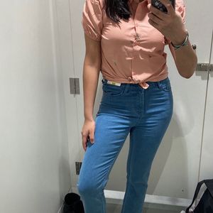 Office Wear Crop Top