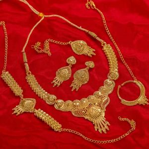 Heavy Gold Plated Necklace Set