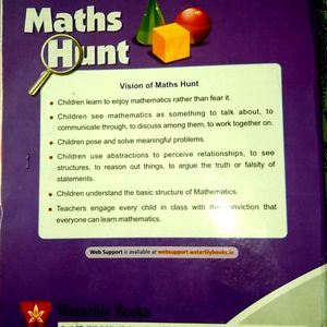 Math Hunt Book Class 6th (English Medium)