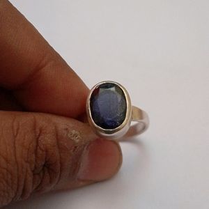 NEELI(IOLITE) STONE IN SILVER RING