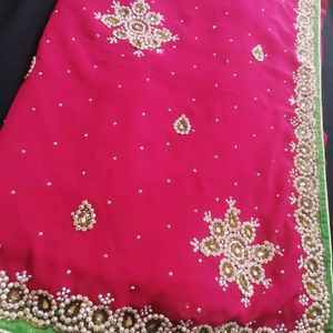 New Wedding Special Hand Work Saree