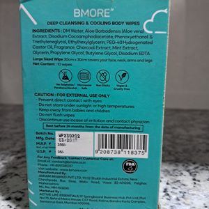 BMore Biodegradable Individually Wrapped Face and