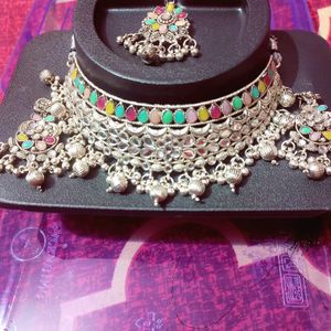 Oxidised Jwellery Set New product