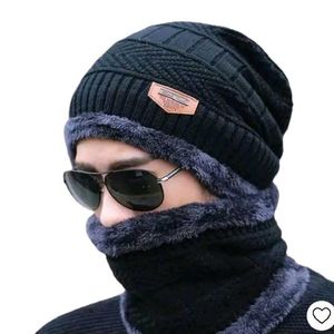 Woolen Cap With Muffler Set