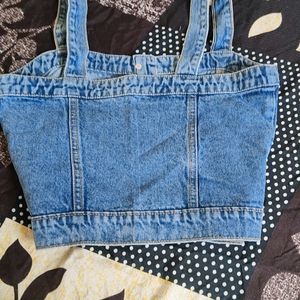 Denim Crop Top