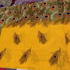 Morpankh Printed Saree