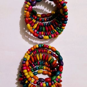 2 Wooden Beads Bracelet