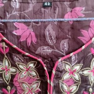 New UNUSED Kurta Palazzo Set With Gotta Patti Work