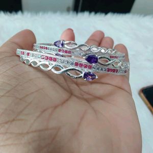 Pure Silver Bangles For Womens