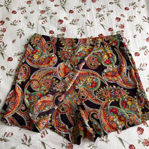 Printed Skort