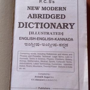 Dictionary Book