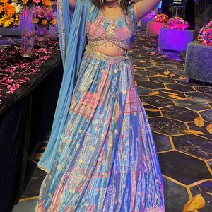 Blue Lehnga Choli