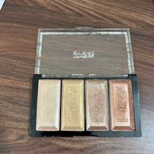 Combo Of Eyeshadow Color Palette+ Highlighter