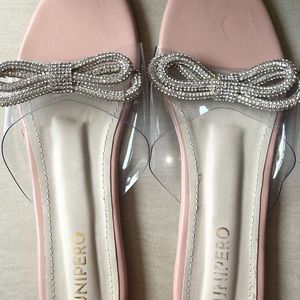 Brand New - Cute Pink Bow Flats