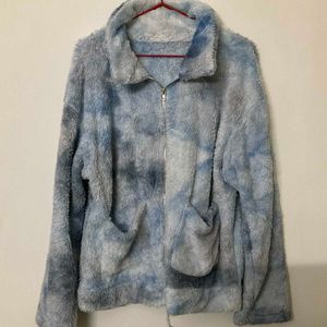 URBANIC Tie-dye Fur Jacket