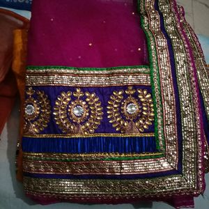 haldi function lehenga