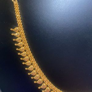 Hand Made One Gram Gold Necklaces Jwellary.18 Inches .wholesale Price U Never Seen