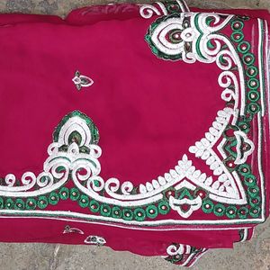 Heavy Embroidery Saree