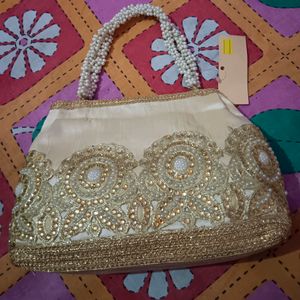 Golden Party Purse