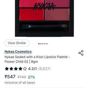 Nykaa Sealed With A Kiss Lip Palette