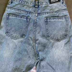 High Waist Denim Design Cut