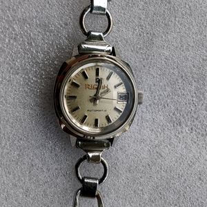 NOS Ricoh Automatic Ladies Date Watch Old Antique