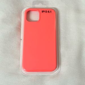 Brand New Iphone 13 Silicone Case: Orange