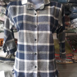 Chex Print Shirt For Girls