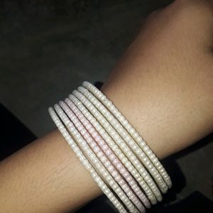 White Colour Beat Bangle Purchase The Product Now