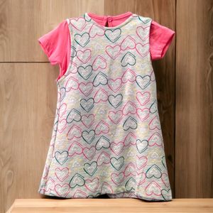 Baby Girls Dungaree Frock Sets