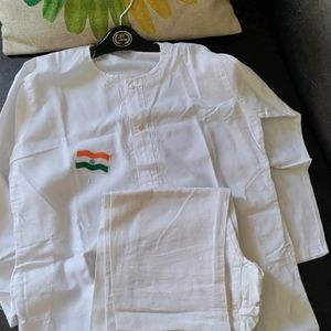 White Kurta Pyjama Set For 3-4 Years Old 🤩🤩