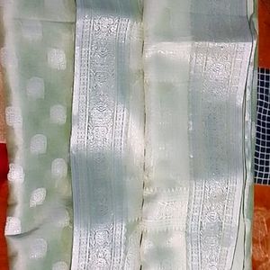 Mint Green Saree (New)