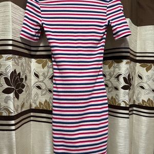 H&M Divided Striped Dress