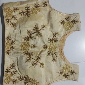 Stylish Golden Embroidery Blouse