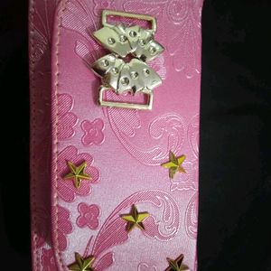 Designer Royal Pink Colour Wallet For Girls/Women