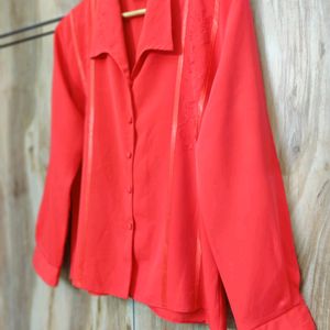 Red Colour Shirt Size-40