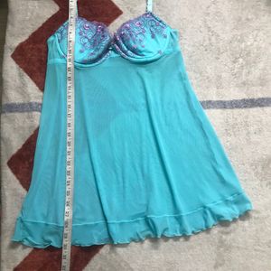 Baby Blue Light Padded Nightie Bust 38-40