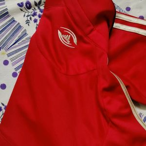 Original Adidas Rugby Red Tshirt, Size: S.