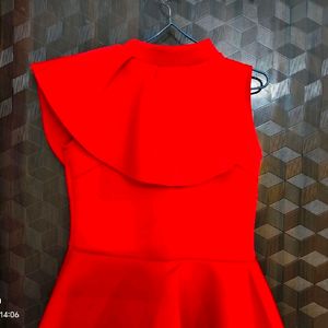 Designer Peplum Gown