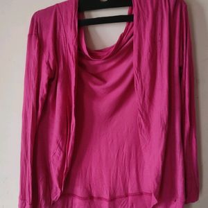 Pink Shrug