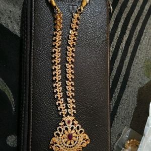 Gold Plated Short Necklace